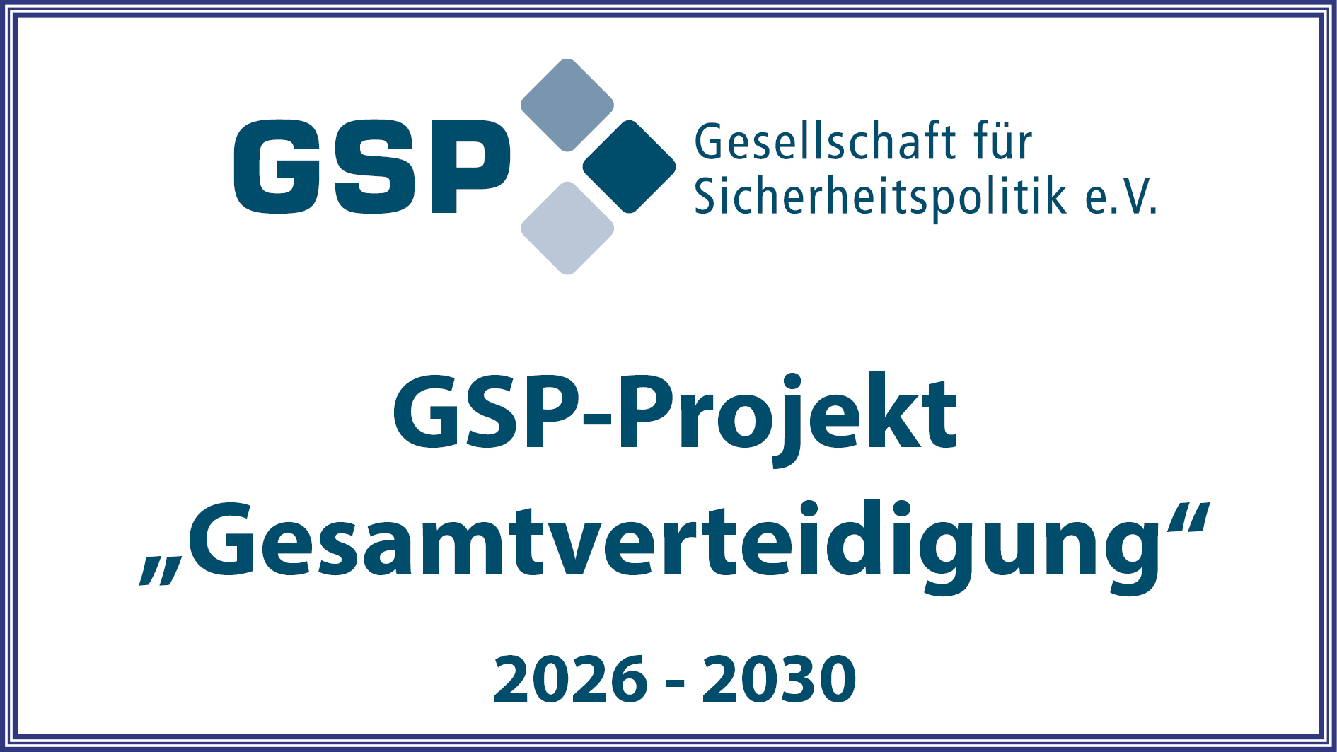 GSP-Projekt "Gesamtverteidigung"